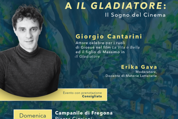 Locandina di “Da La vita è bella a Il Gladiatore: il sogno del cinema”